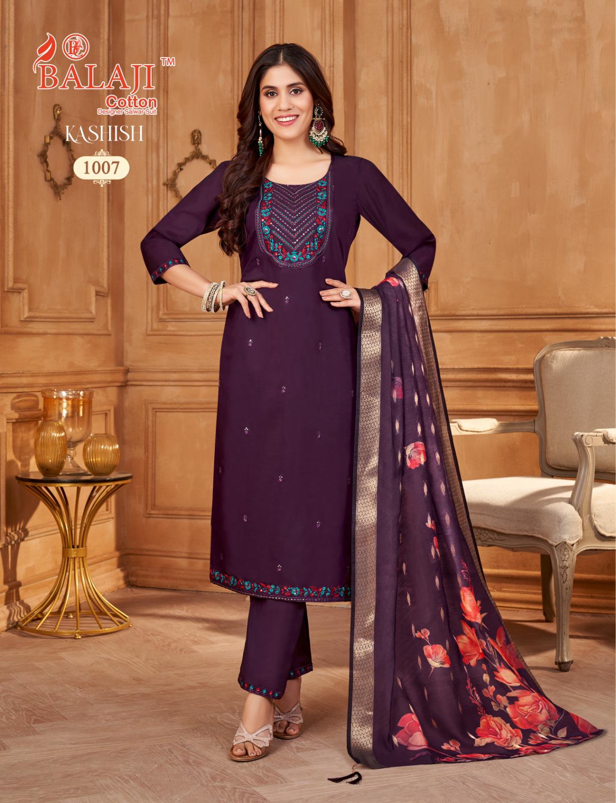 Kashish Balaji Roman Readymade Pant Style Suits Supplier Ahmedabad