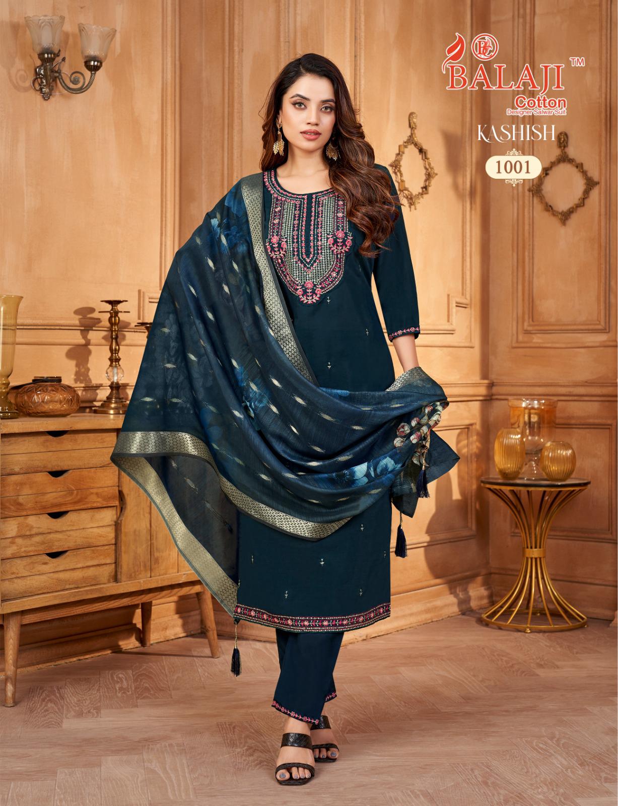 Kashish Balaji Roman Readymade Pant Style Suits Supplier Ahmedabad