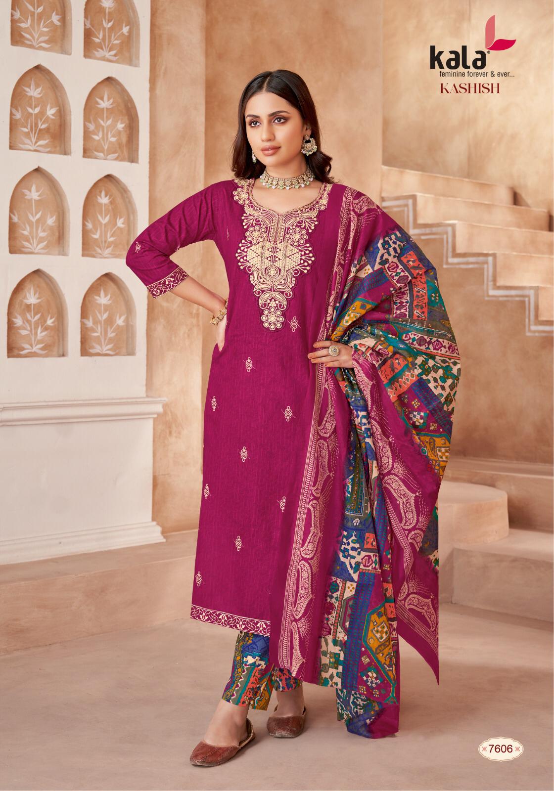 Kashish Kala Readymade Cotton Pant Suits Exporter Gujarat