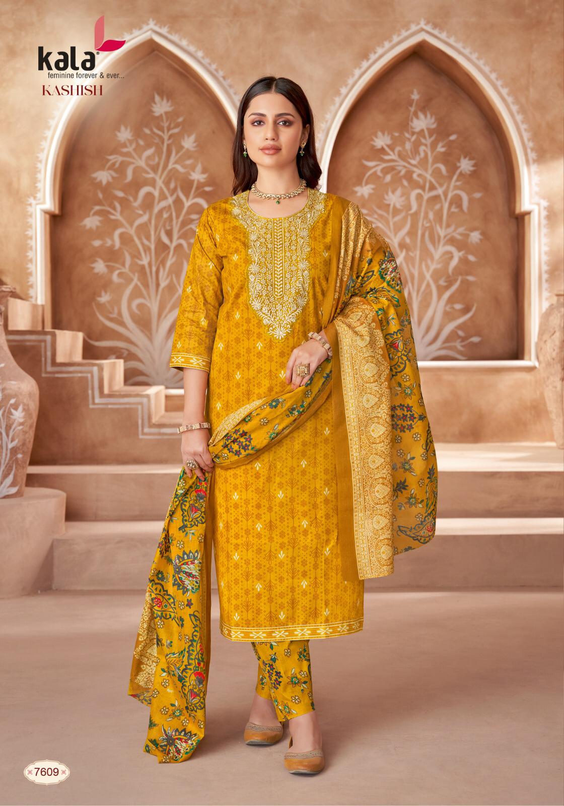 Kashish Kala Readymade Cotton Pant Suits Exporter Gujarat