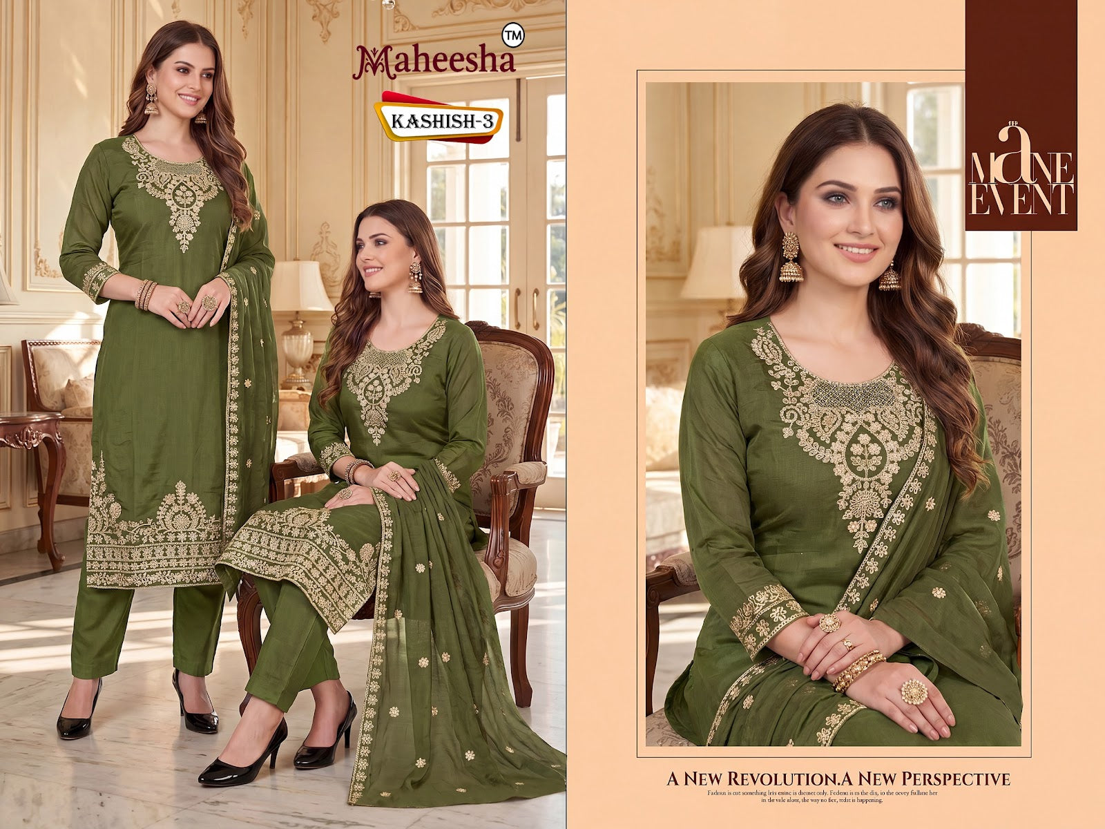 Kashish Maheesha Chanderi Readymade Pant Style Suits Wholesale Price