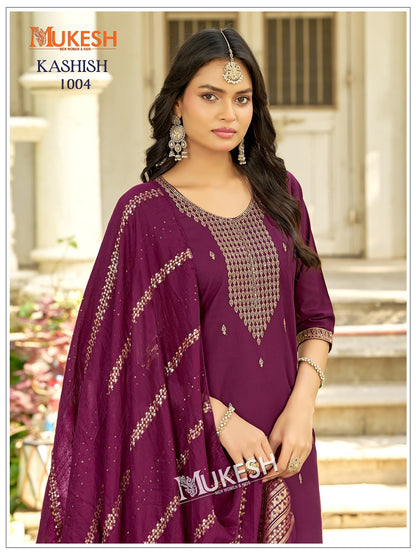 Kashish Mukesh Banwery Rayon 14Kg Readymade Sharara Suits Wholesaler India