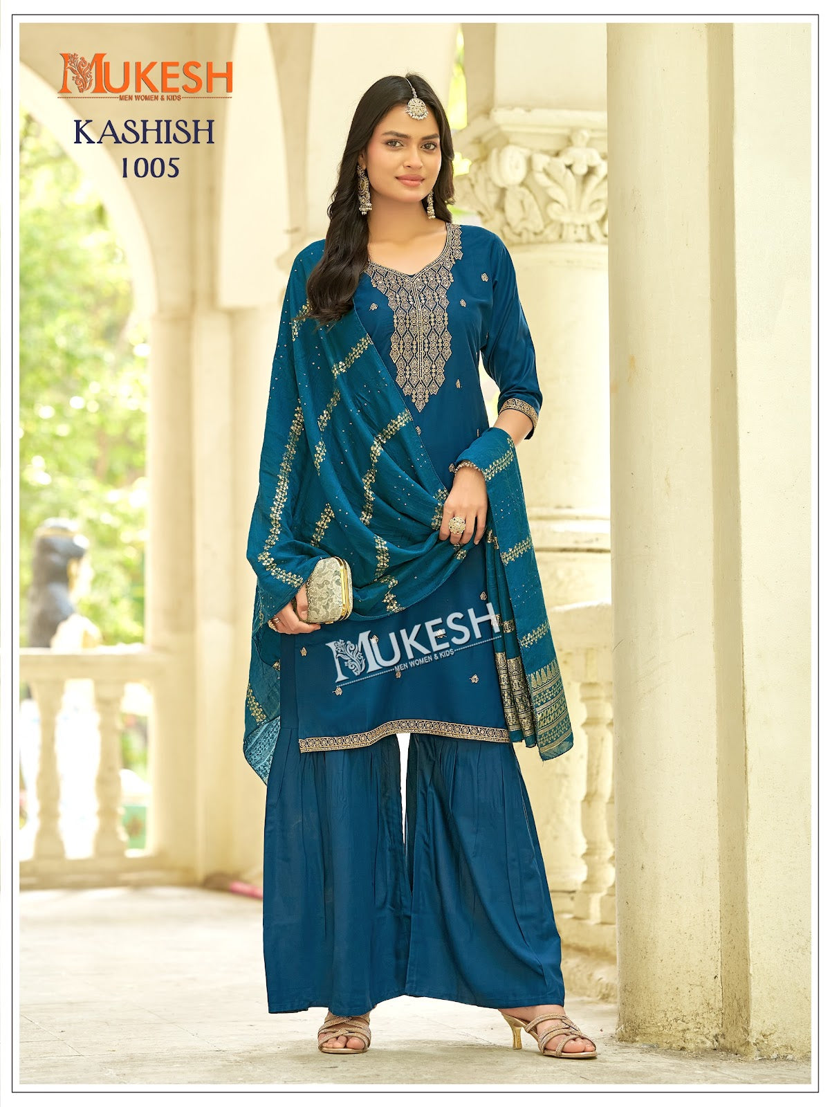 Kashish Mukesh Banwery Rayon 14Kg Readymade Sharara Suits Wholesaler India