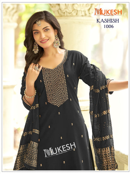 Kashish Mukesh Banwery Rayon 14Kg Readymade Sharara Suits Wholesaler India
