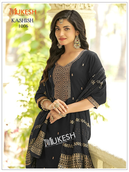 Kashish Mukesh Banwery Rayon 14Kg Readymade Sharara Suits Wholesaler India