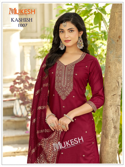 Kashish Mukesh Banwery Rayon 14Kg Readymade Sharara Suits Wholesaler India