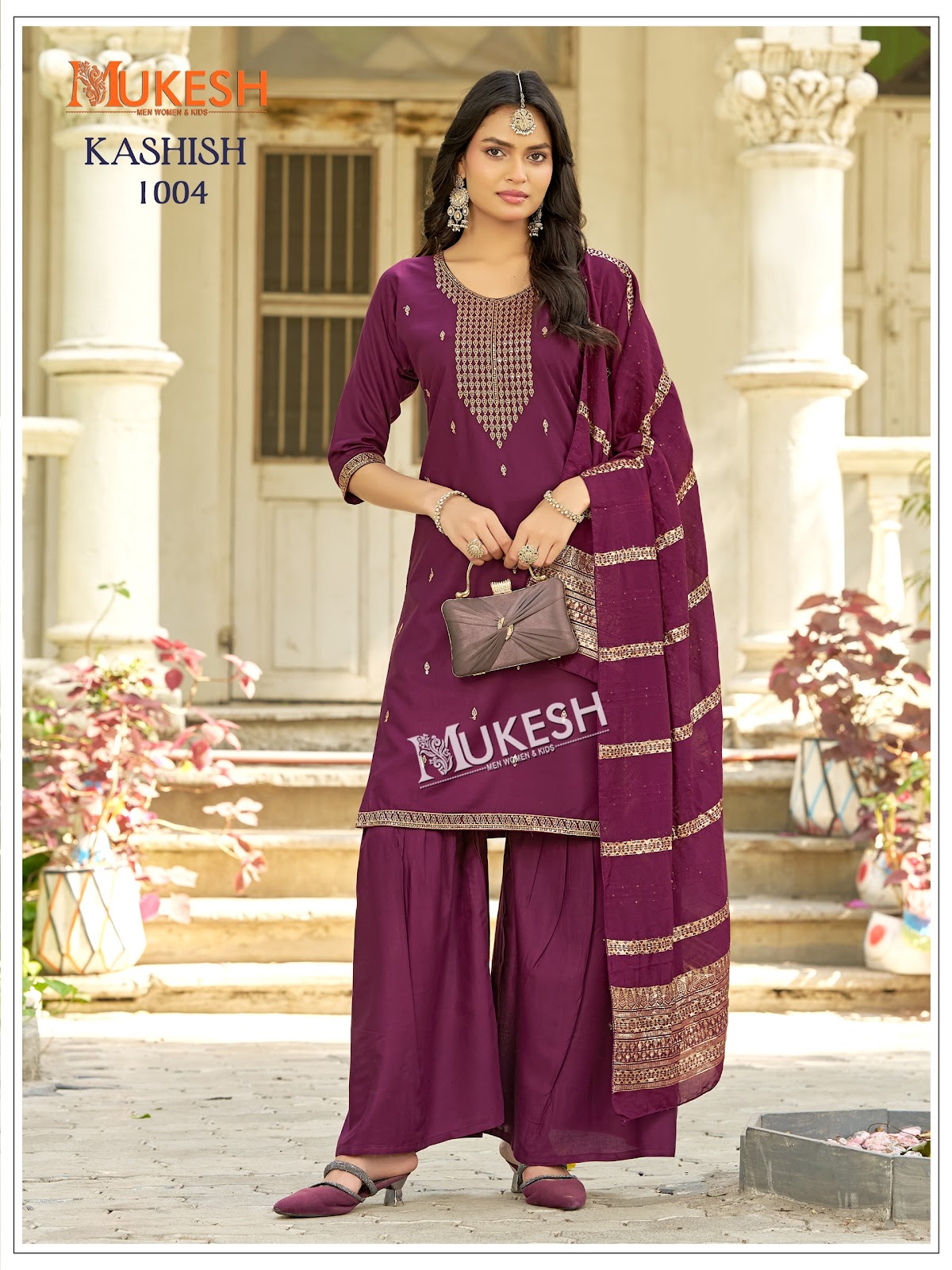 Kashish Mukesh Banwery Rayon 14Kg Readymade Sharara Suits Wholesaler India