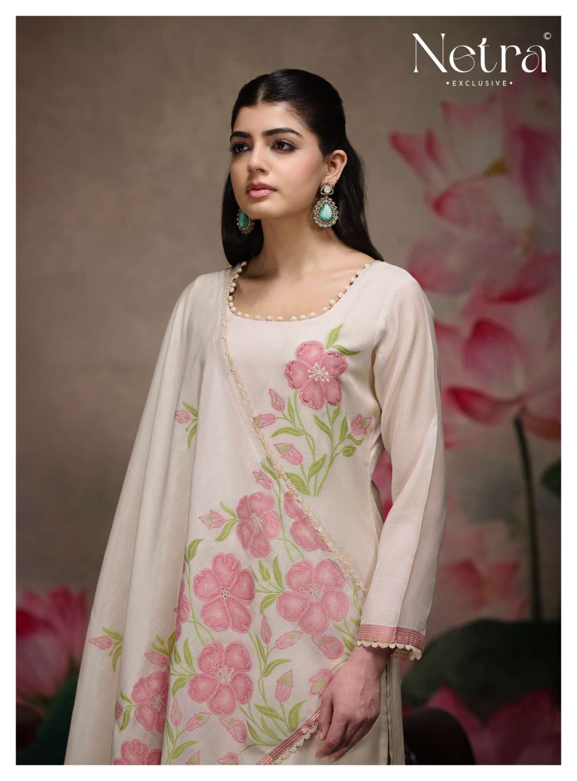 Kashish Netra Bemberg Pant Style Suits Wholesale Price