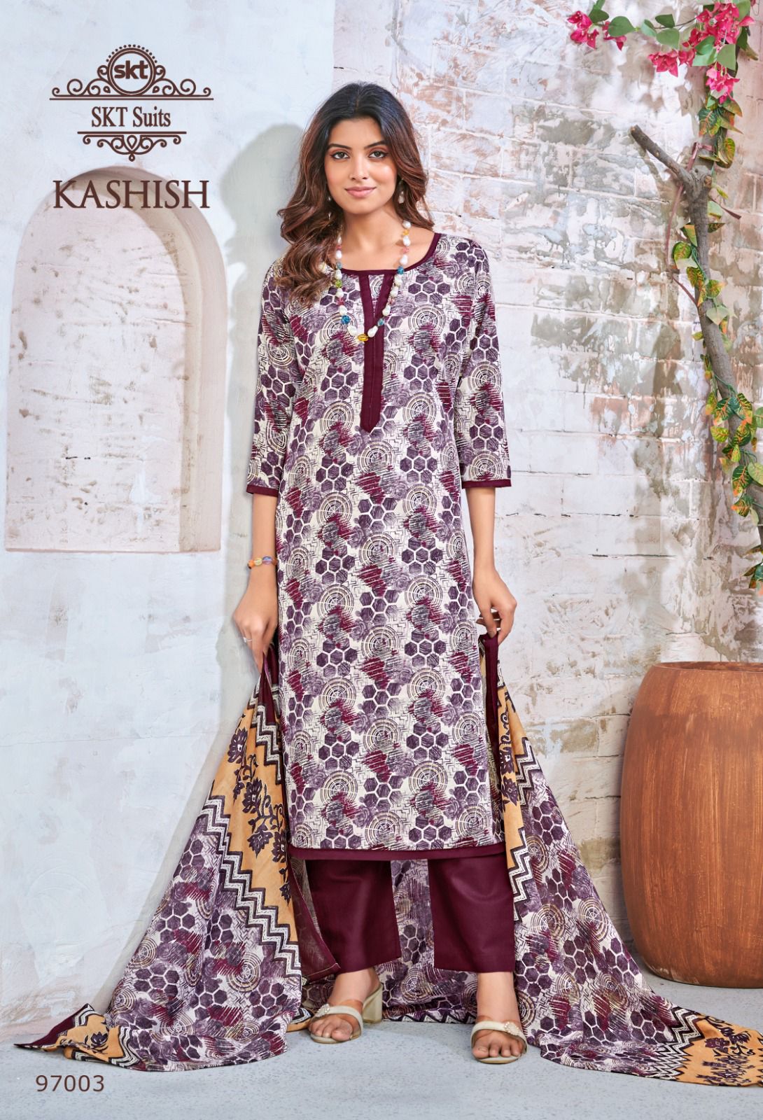 Kashish Skt Cotton Pant Style Suits Supplier
