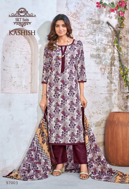 Kashish Skt Cotton Pant Style Suits Supplier