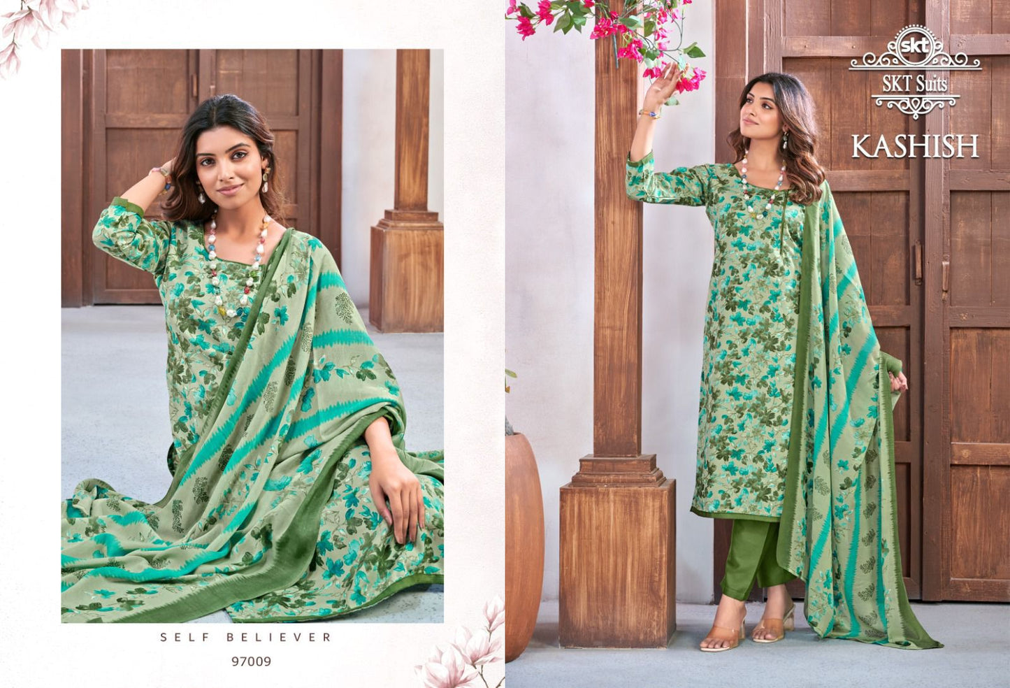 Kashish Skt Cotton Pant Style Suits Supplier