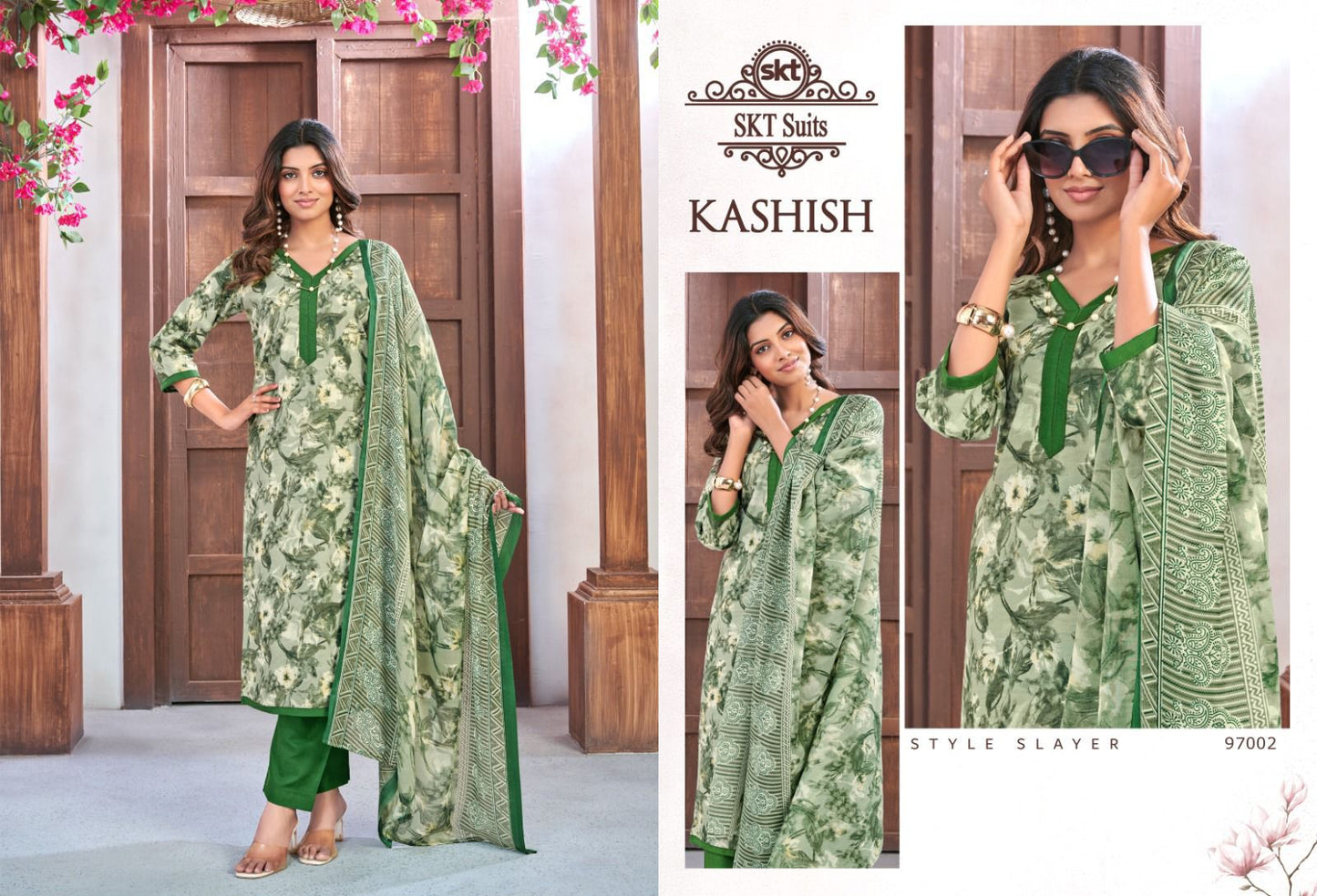 Kashish Skt Cotton Pant Style Suits Supplier