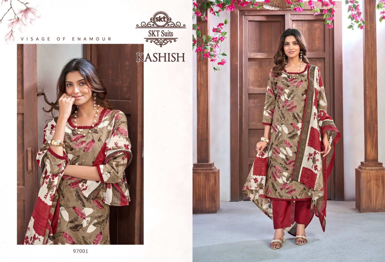Kashish Skt Cotton Pant Style Suits Supplier