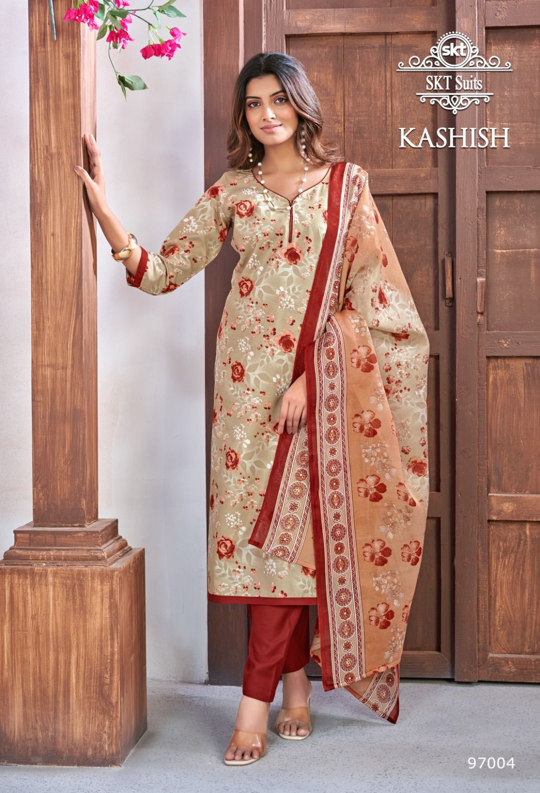 Kashish Skt Cotton Pant Style Suits Supplier