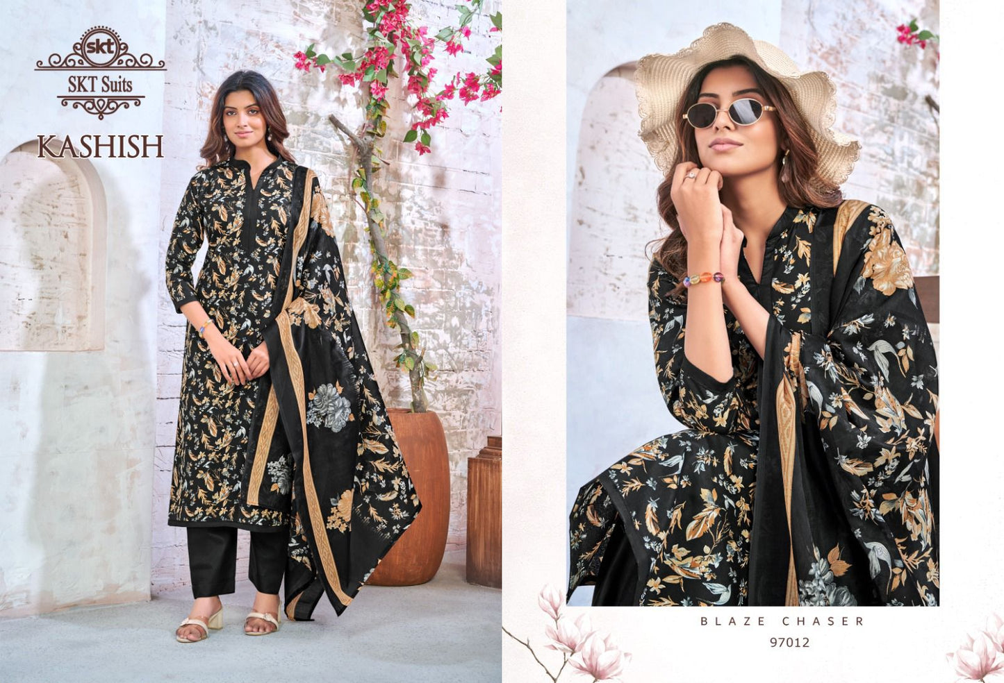 Kashish Skt Cotton Pant Style Suits Supplier