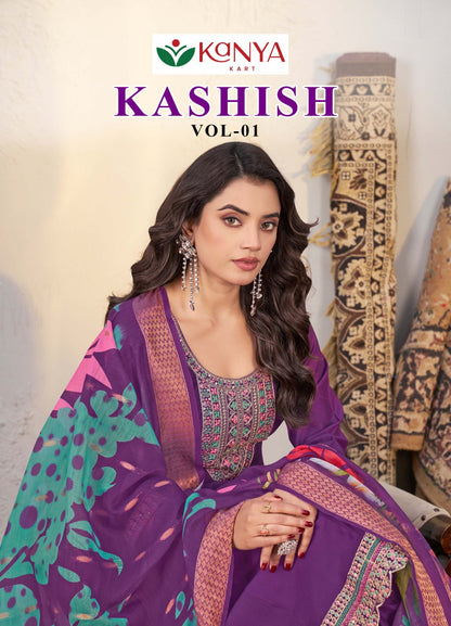 Kashish Vol 1 Kanya Kart Gadwal Readymade Anarkali Suits Supplier