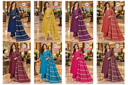 Kashish Vol 1 Kc Vatican Readymade Pant Style Suits Wholesaler Ahmedabad