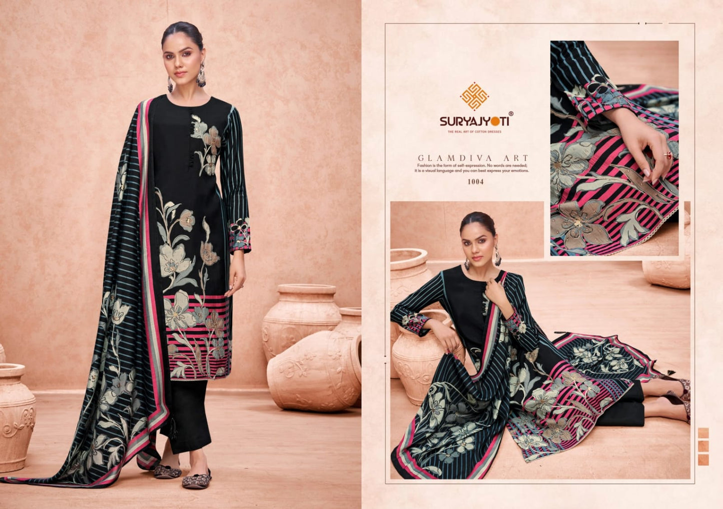 Kashish Vol 1 Suryajyoti Modal Pant Style Suits Manufacturer Ahmedabad