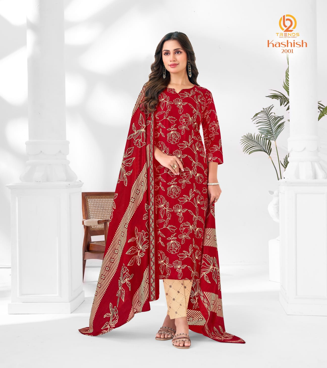 Kashish Vol 2 B2 Trends Readymade Cotton Pant Suits Wholesaler India