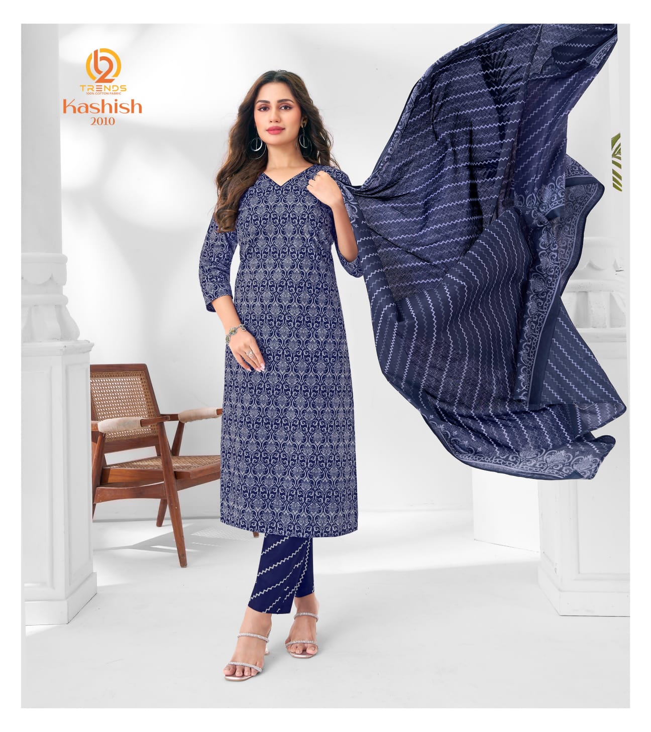 Kashish Vol 2 B2 Trends Readymade Cotton Pant Suits Wholesaler India
