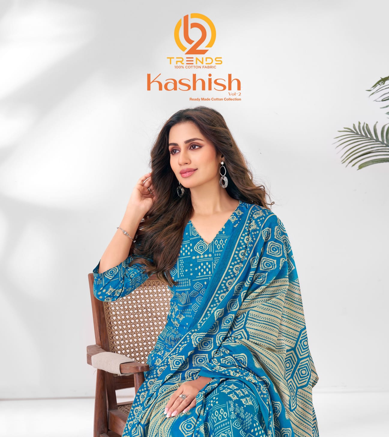 Kashish Vol 2 B2 Trends Readymade Cotton Pant Suits Wholesaler India
