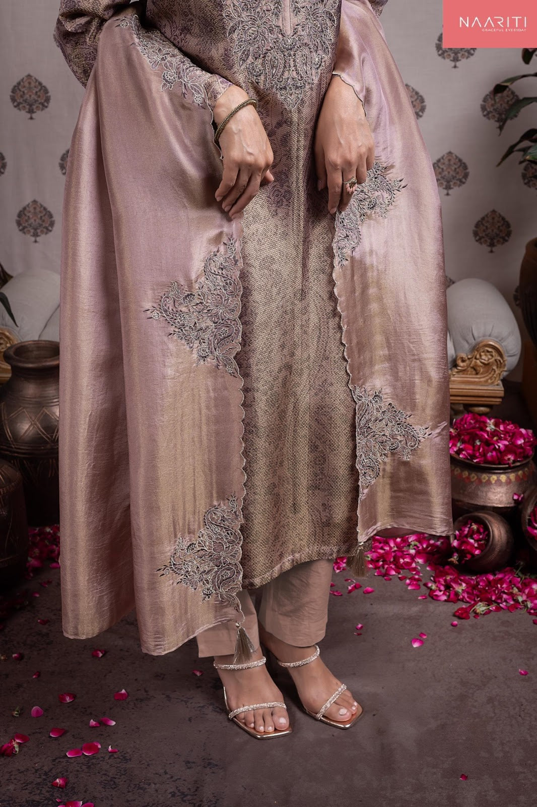 Kashka Naariti Silk Pant Style Suits Exporter