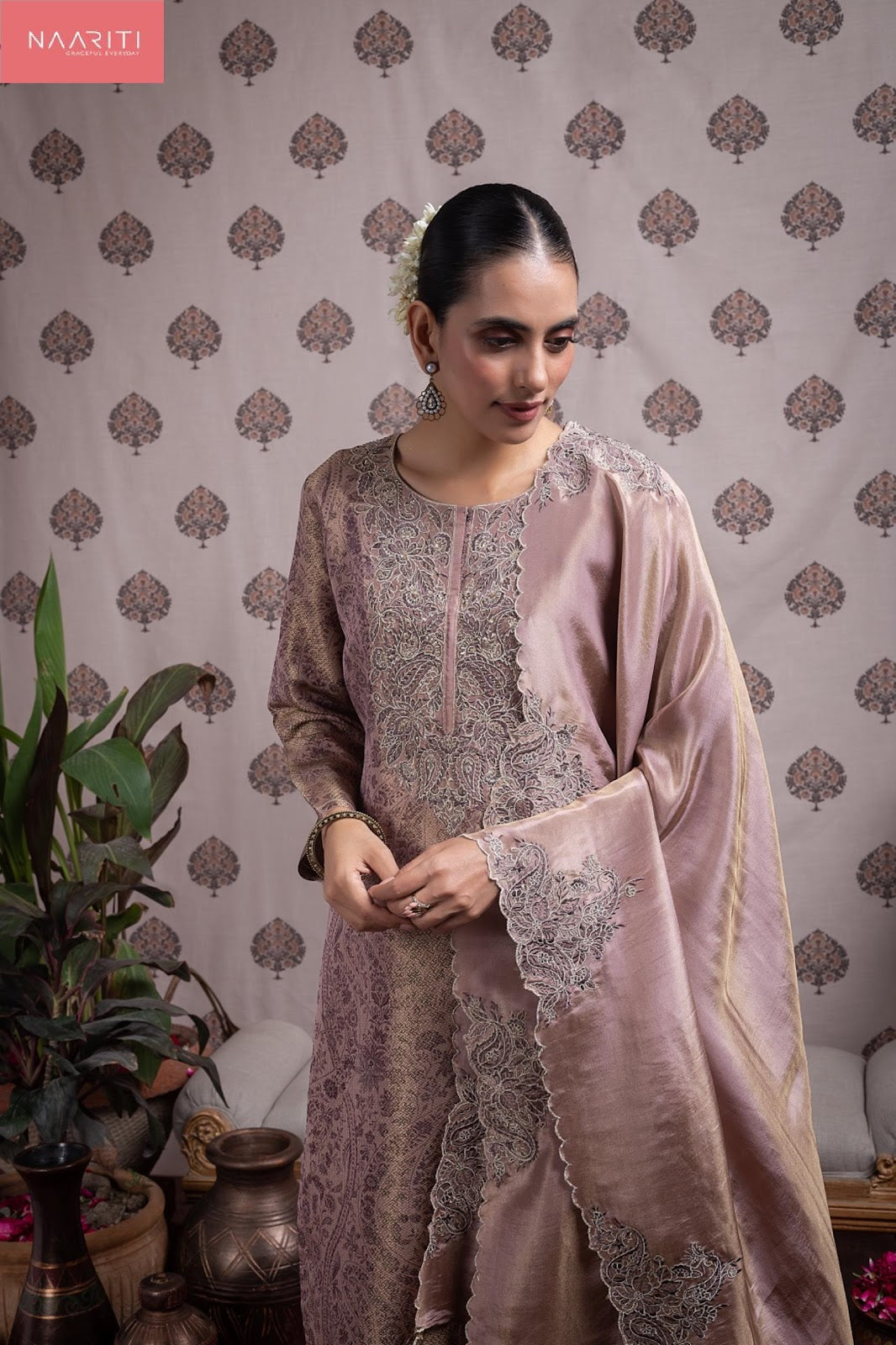 Kashka Naariti Silk Pant Style Suits Exporter