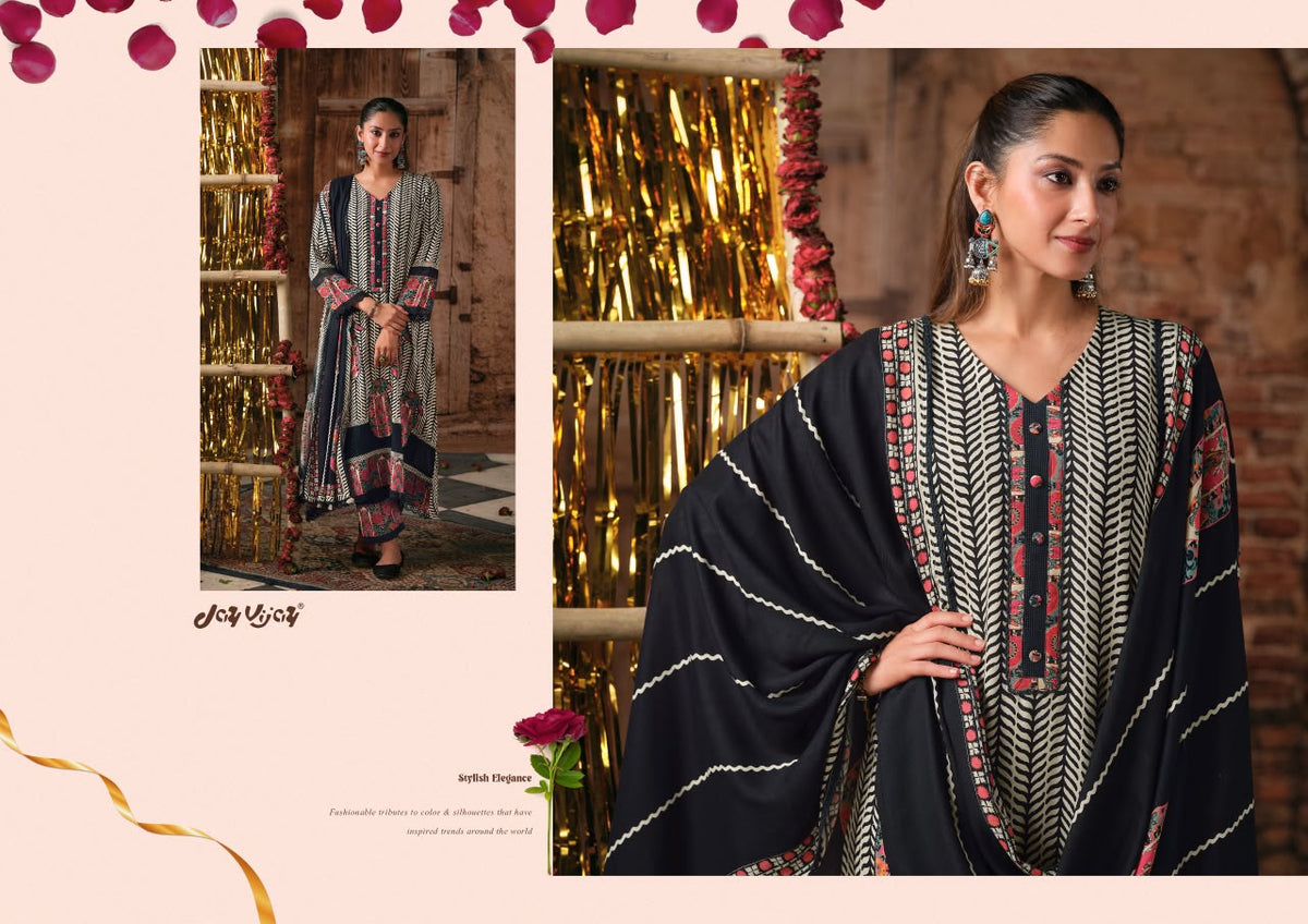 Kashmee Jay Vijay Pashmina Suits Wholesaler Gujarat