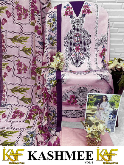 Kashmee Vol 1 Kaf Cotton Karachi Salwar Suits Supplier Gujarat