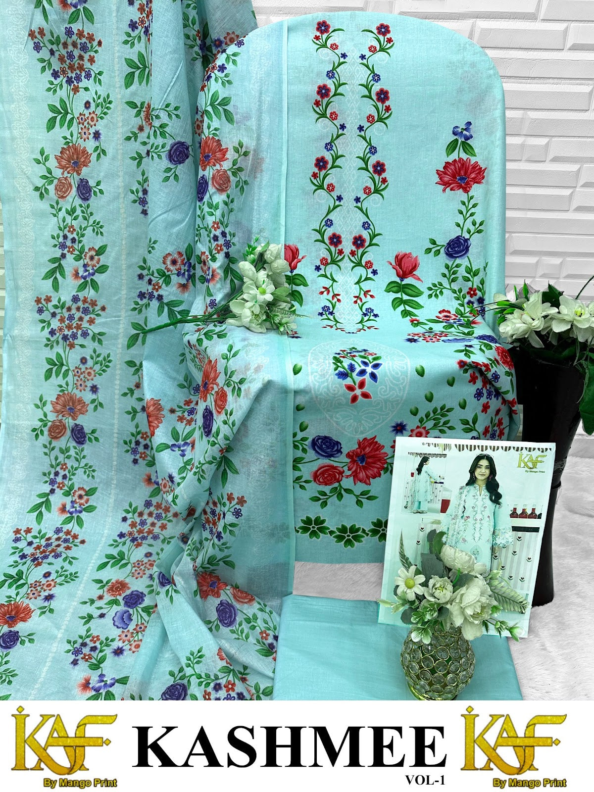 Kashmee Vol 1 Kaf Cotton Karachi Salwar Suits Supplier Gujarat