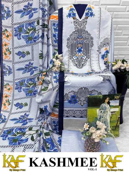 Kashmee Vol 1 Kaf Cotton Karachi Salwar Suits Supplier Gujarat