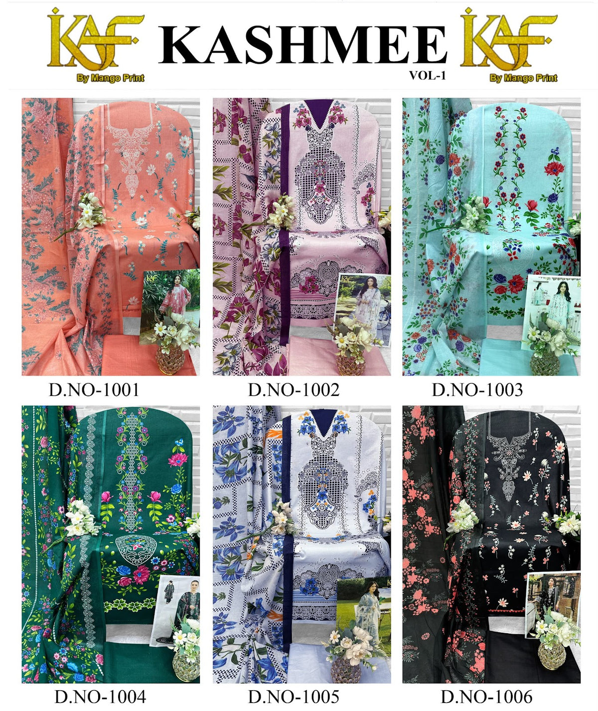 Kashmee Vol 1 Kaf Cotton Karachi Salwar Suits Supplier Gujarat