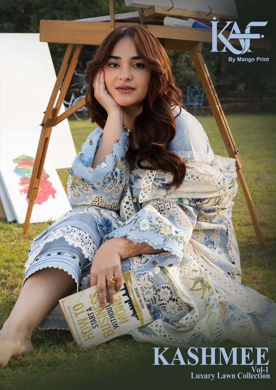 Kashmee Vol 1 Kaf Cotton Karachi Salwar Suits Supplier Gujarat