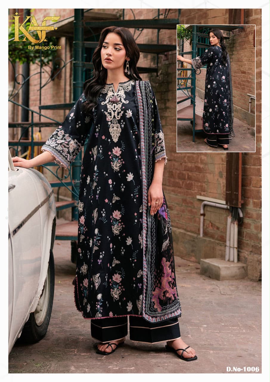 Kashmee Vol 1 Kaf Cotton Karachi Salwar Suits Supplier Gujarat