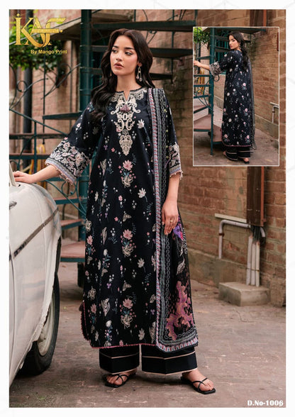 Kashmee Vol 1 Kaf Cotton Karachi Salwar Suits Supplier Gujarat