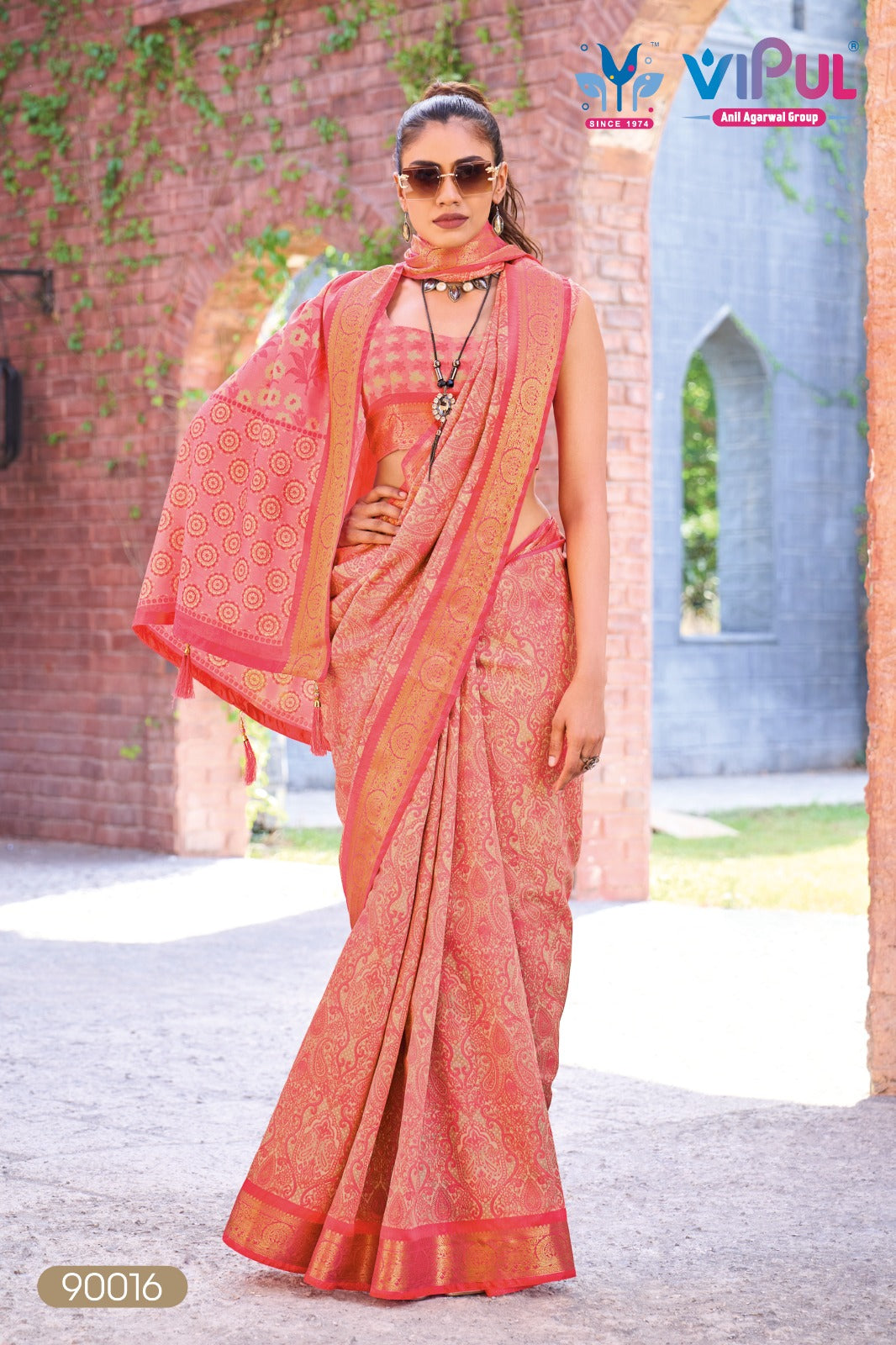 Kashmir Beauty Jubilee Vipul Silk Sarees Wholesale