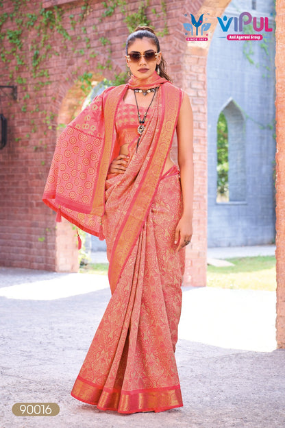 Kashmir Beauty Jubilee Vipul Silk Sarees Wholesale