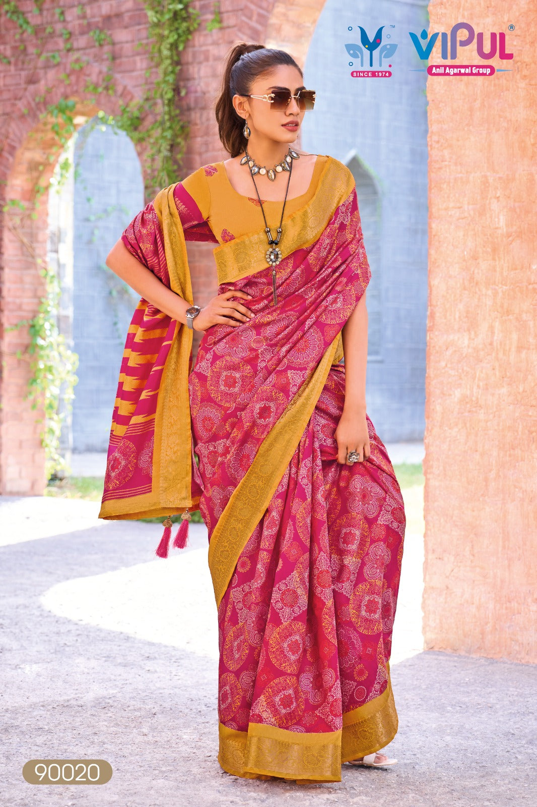 Kashmir Beauty Jubilee Vipul Silk Sarees Wholesale
