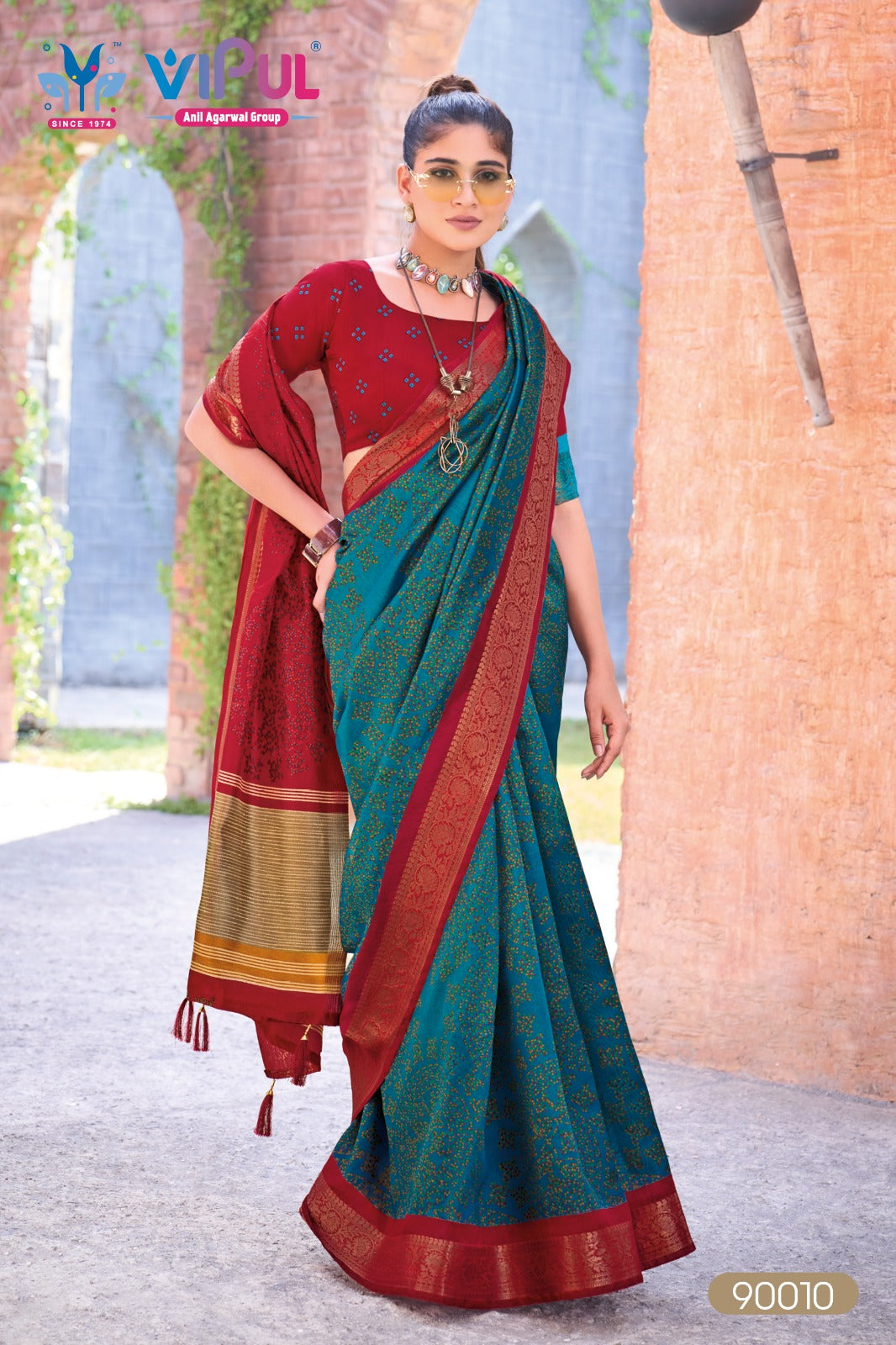Kashmir Beauty Jubilee Vipul Silk Sarees Wholesale