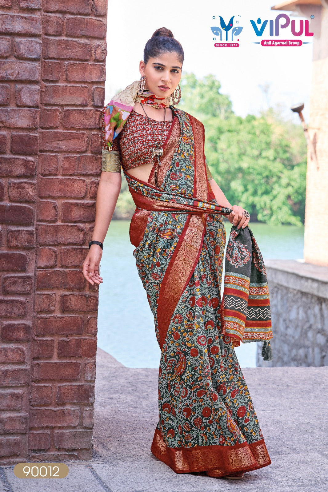 Kashmir Beauty Jubilee Vipul Silk Sarees Wholesale