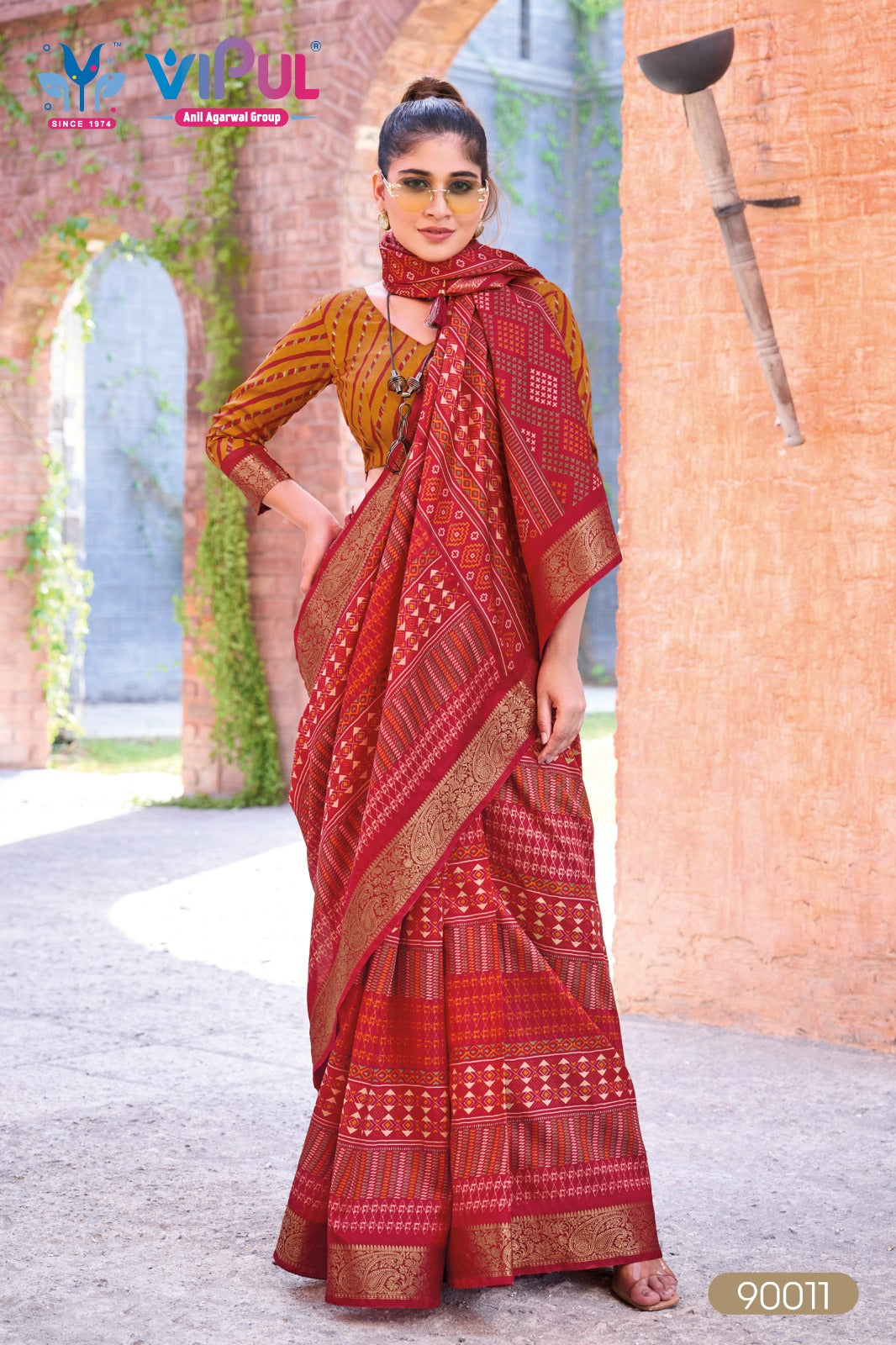 Kashmir Beauty Jubilee Vipul Silk Sarees Wholesale