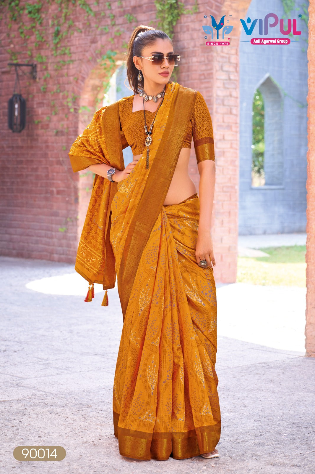 Kashmir Beauty Jubilee Vipul Silk Sarees Wholesale