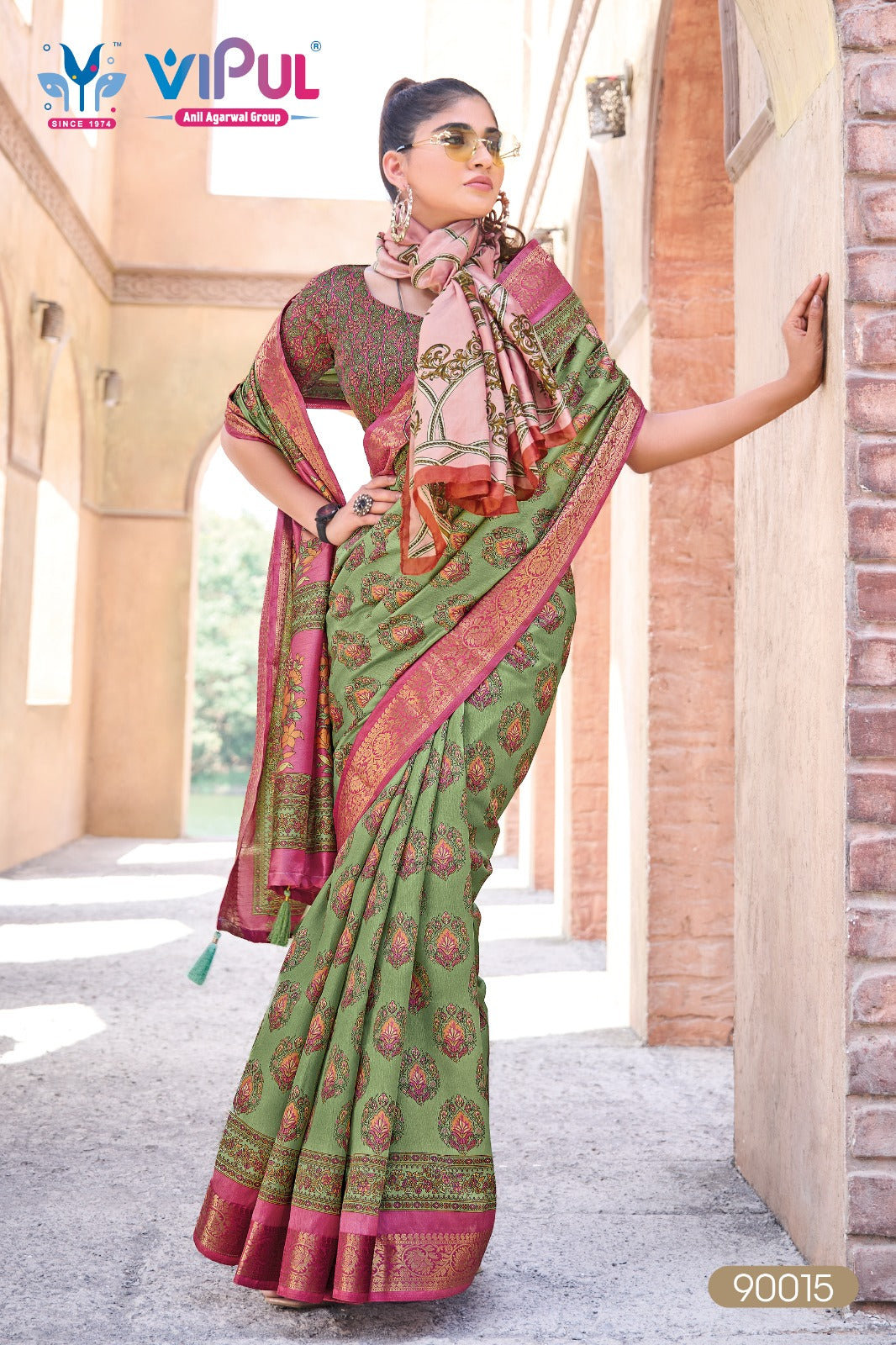 Kashmir Beauty Jubilee Vipul Silk Sarees Wholesale