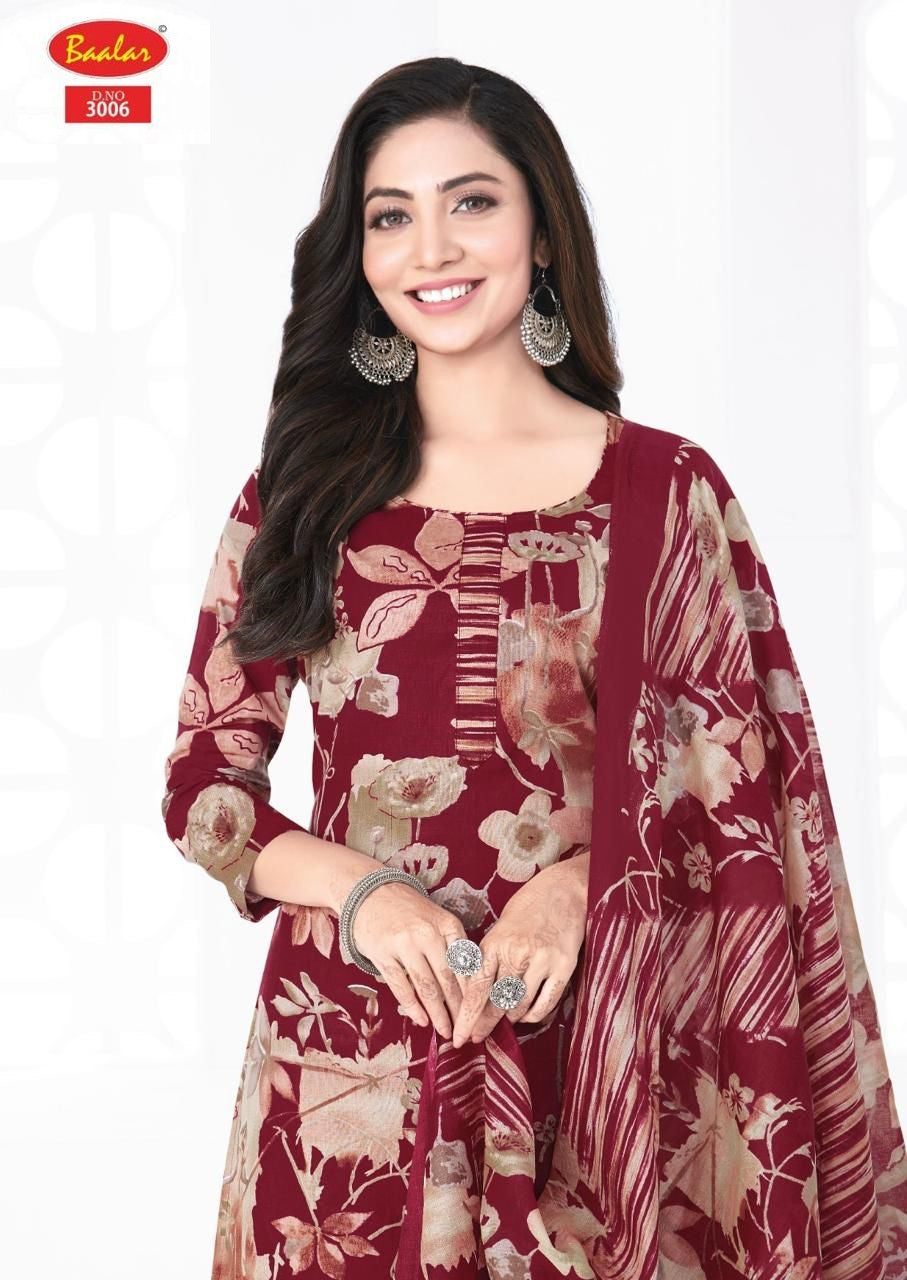 Kashmir Cotton Vol 3 Baalar Pant Style Suits Manufacturer