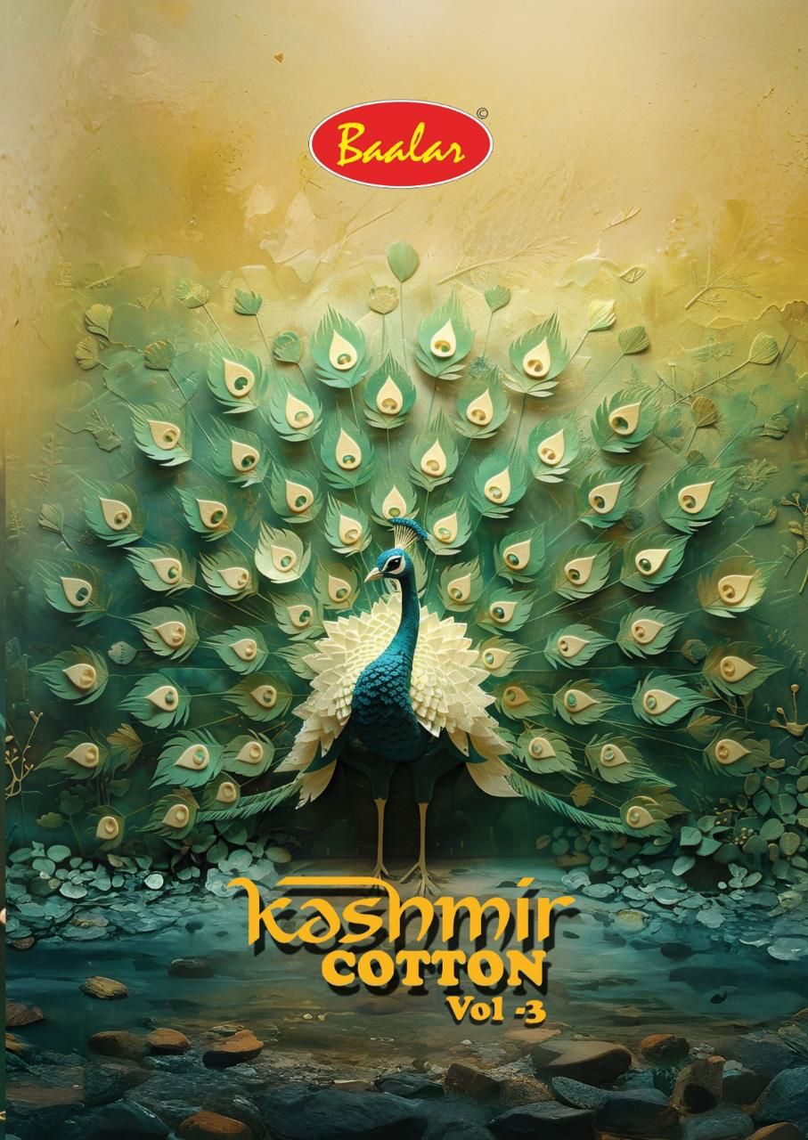 Kashmir Cotton Vol 3 Baalar Pant Style Suits Manufacturer