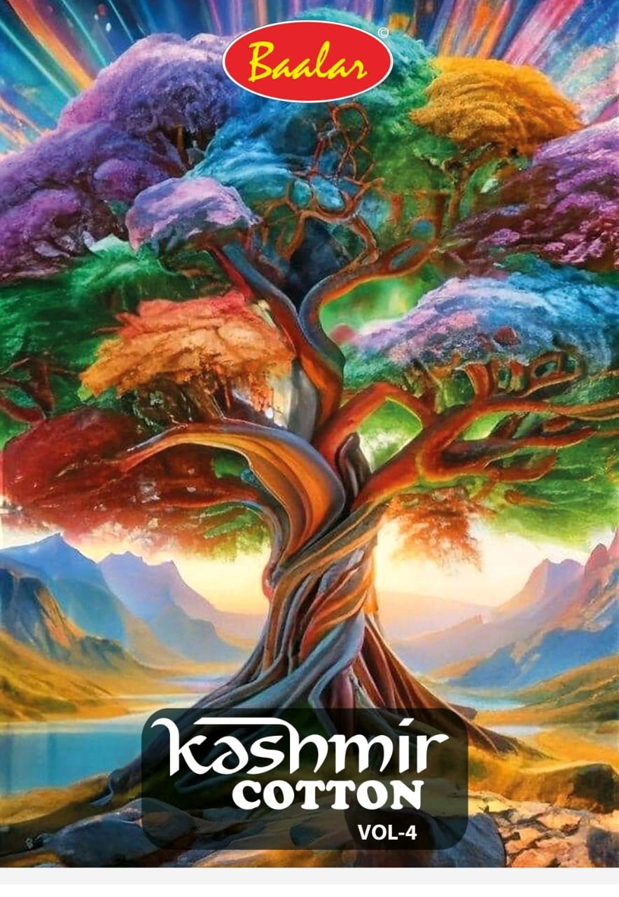 Kashmir Cotton Vol 4 Baalar Lawn Cotton Pant Style Suits Supplier