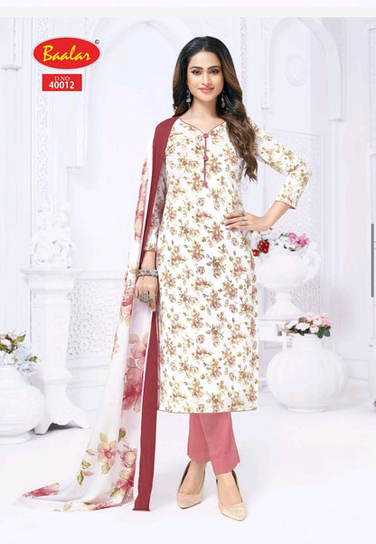 Kashmir Cotton Vol 4 Baalar Lawn Cotton Pant Style Suits Supplier