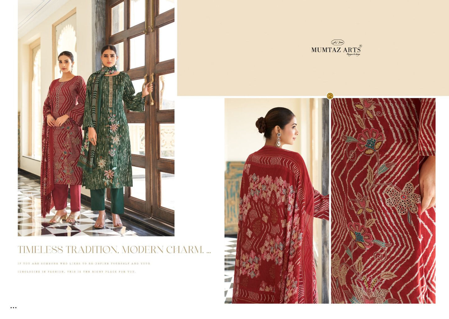 Kashmira Mumtaz Arts Viscose Jam Karachi Salwar Suits Supplier Gujarat