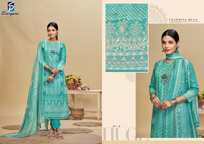 Kashmira Pro Sargam Prints Pure Bemberg Pant Style Suits Exporter Gujarat