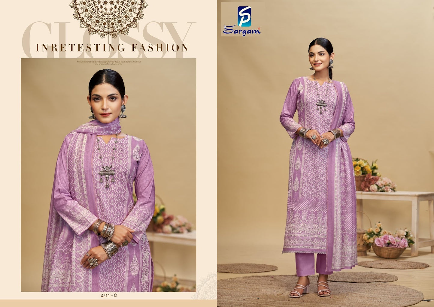 Kashmira Pro Sargam Prints Pure Bemberg Pant Style Suits Exporter Gujarat